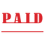 Line PAID Stamp