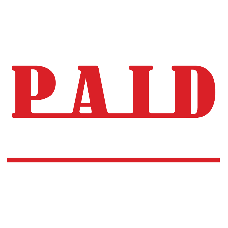 Line PAID Stamp