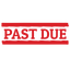 Double Line PAST DUE Stamp