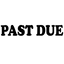 Serif PAST DUE Stamp