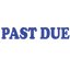 Serif PAST DUE Stamp