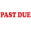 Serif PAST DUE Stamp