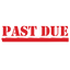 Stencil PAST DUE Stamp