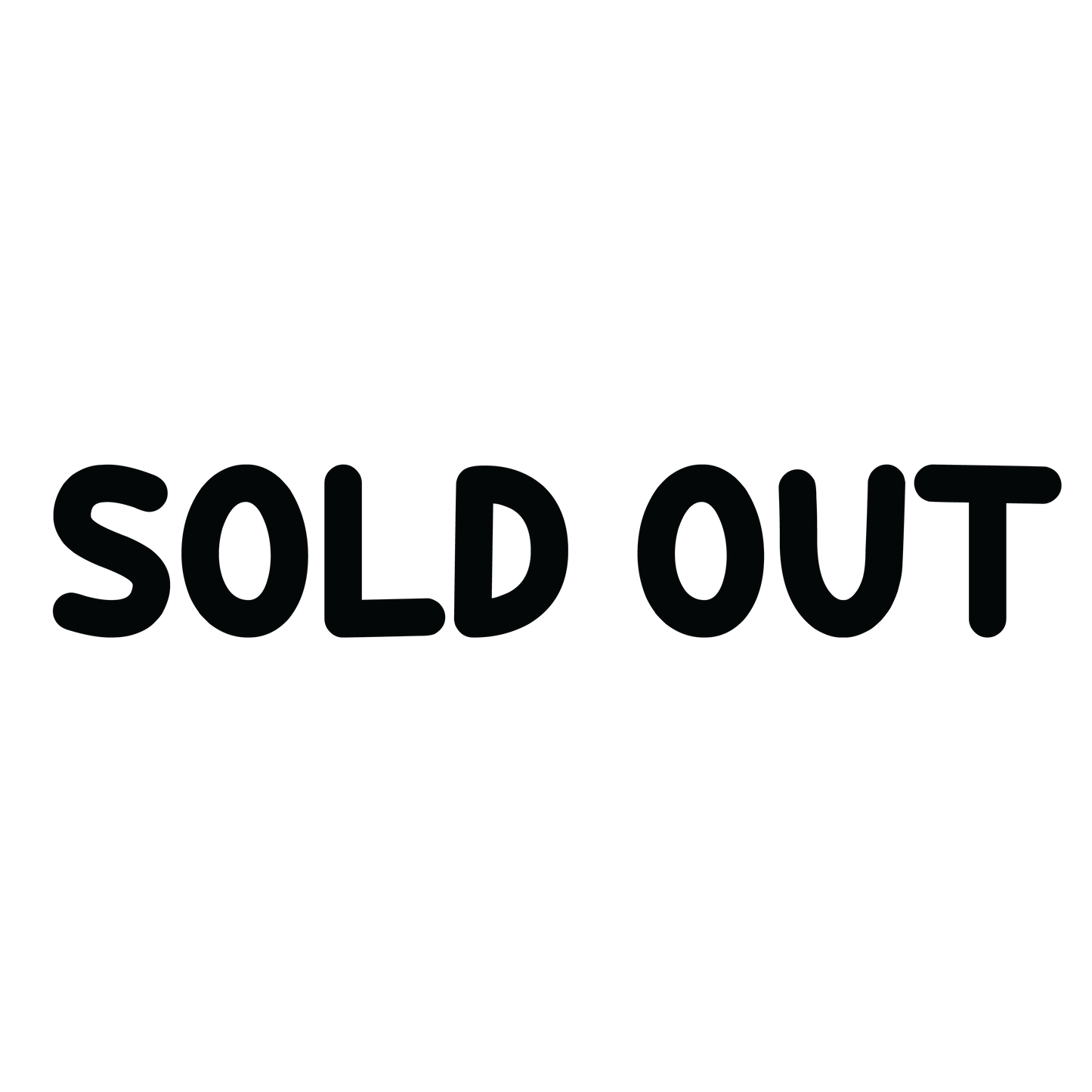 Rounded SOLD OUT Stamp
