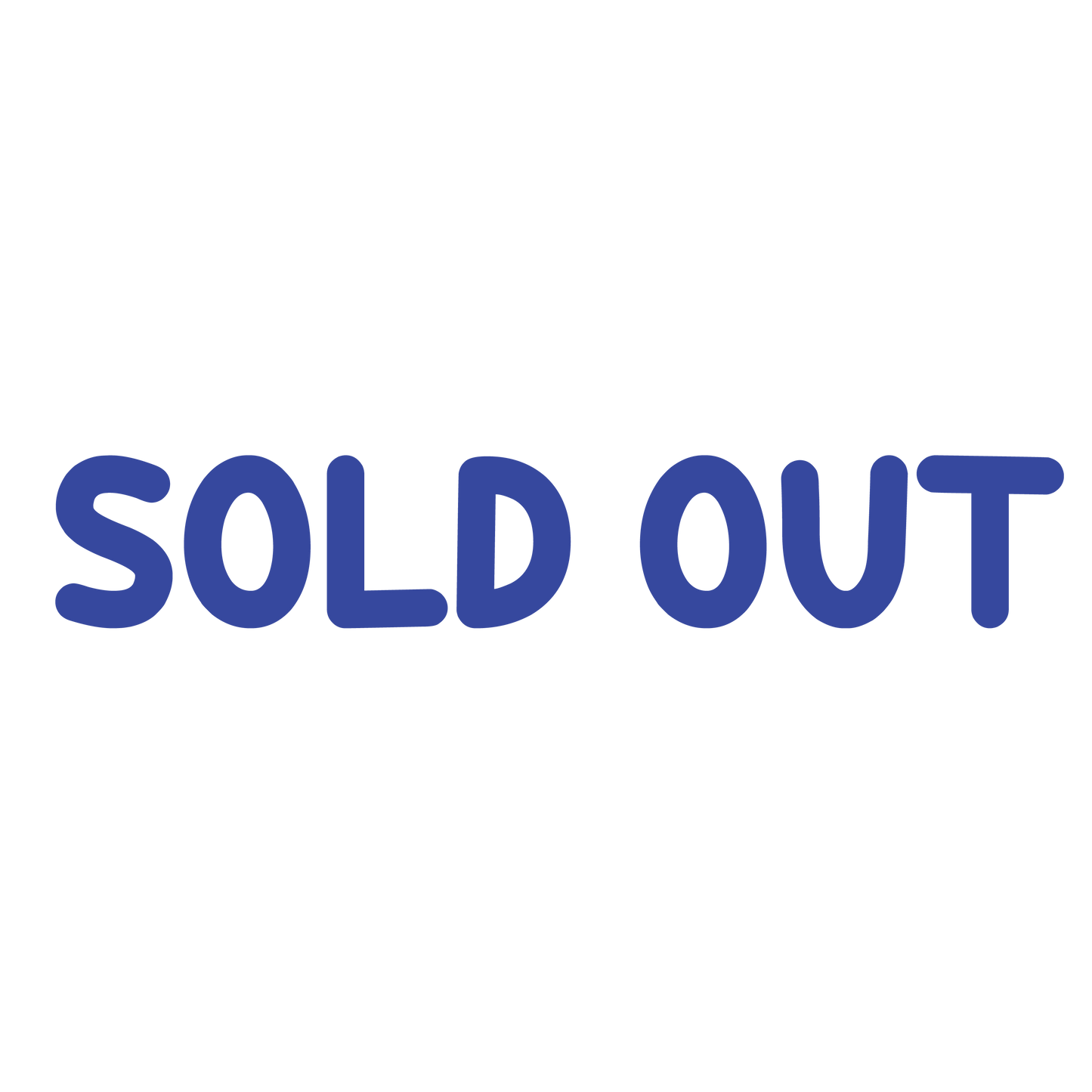 Rounded SOLD OUT Stamp