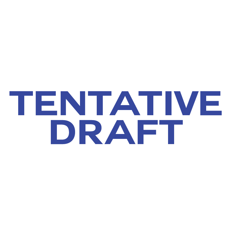 TENTATIVE DRAFT Stamp