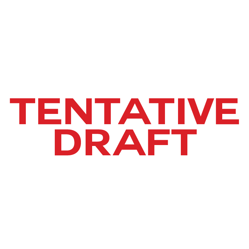 TENTATIVE DRAFT Stamp
