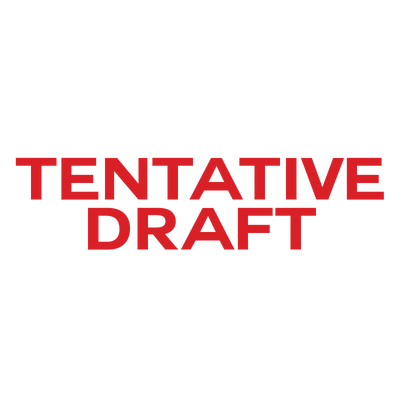 TENTATIVE DRAFT Stamp