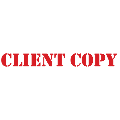 CLIENT COPY Stamp