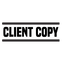 Double Line CLIENT COPY Stamp
