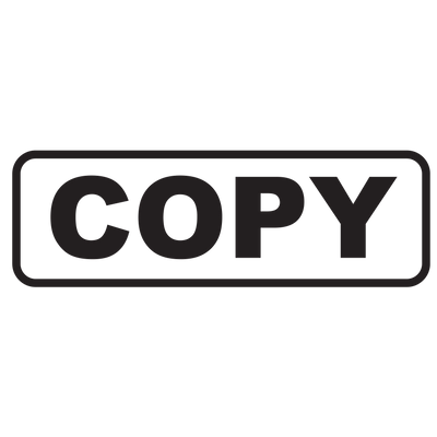 Box COPY Stamp