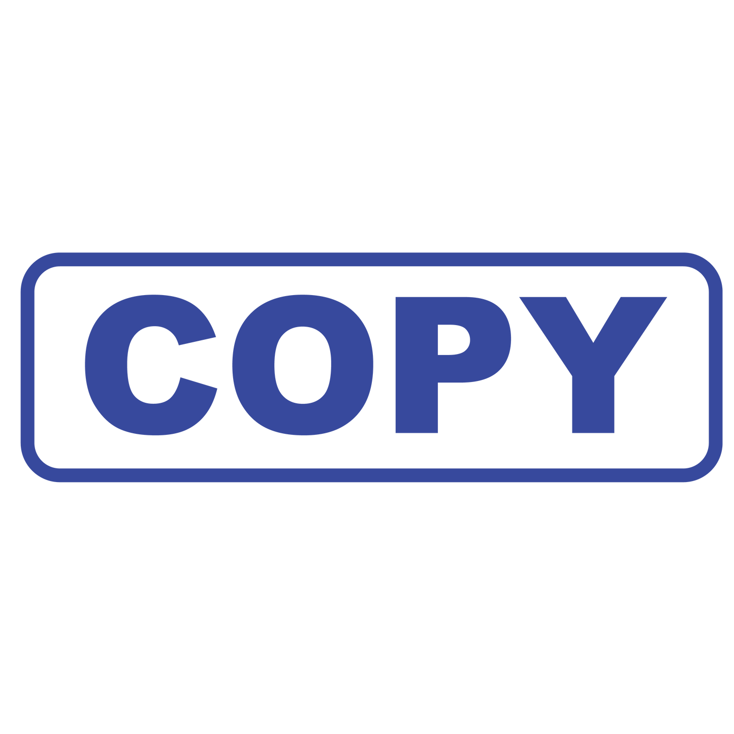 Box COPY Stamp