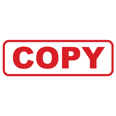 Box COPY Stamp