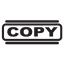 Double Line COPY Stamp