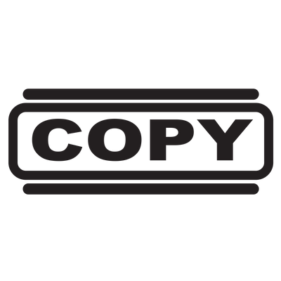 Double Line COPY Stamp