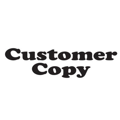 Serif CUSTOMER COPY Stamp