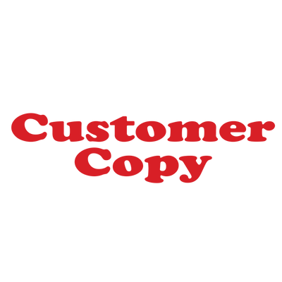 Serif CUSTOMER COPY Stamp