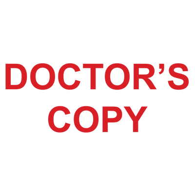 DOCTOR'S COPY Stamp