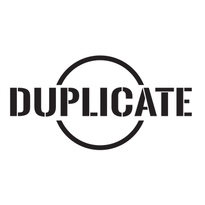 Circle DUPLICATE Stamp