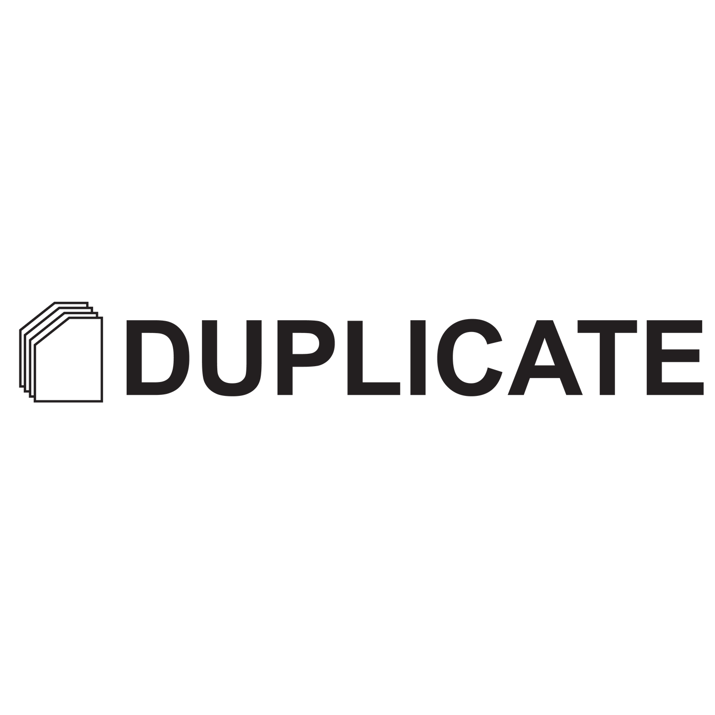 Icon DUPLICATE Stamp