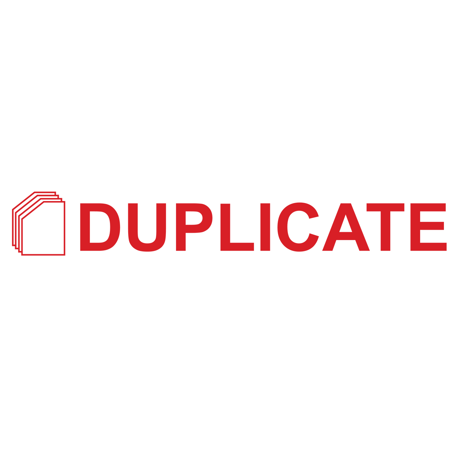 Icon DUPLICATE Stamp