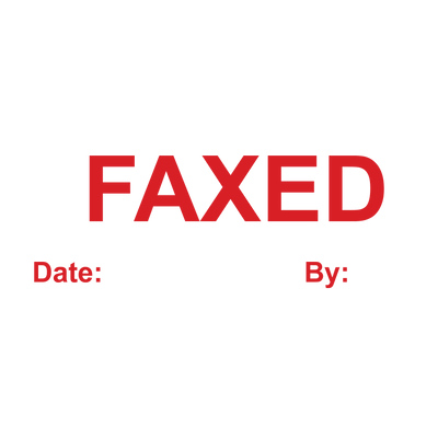Date FAXED Stamp