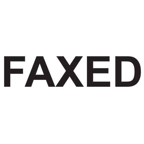 FAXED Stamp