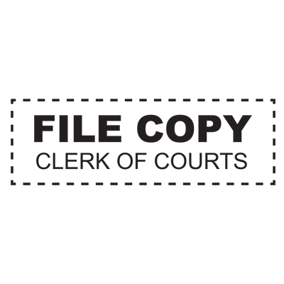 Clerk of Courts FILE COPY Stamp