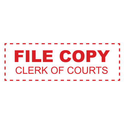 Clerk of Courts FILE COPY Stamp