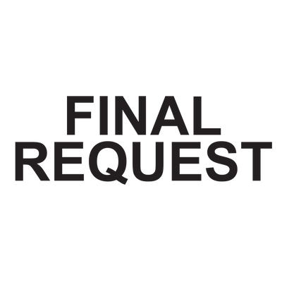 FINAL REQUEST Stamp