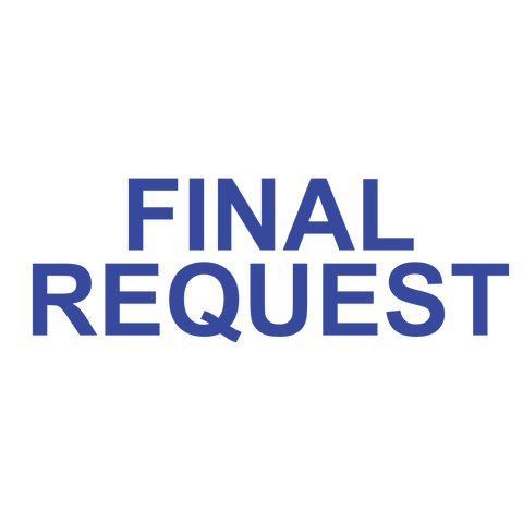 FINAL REQUEST Stamp
