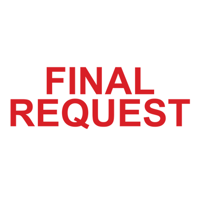 FINAL REQUEST Stamp