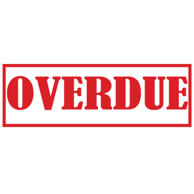 OVERDUE Stamp