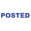 Bold POSTED Stamp