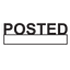 Box POSTED Stamp