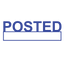 Box POSTED Stamp