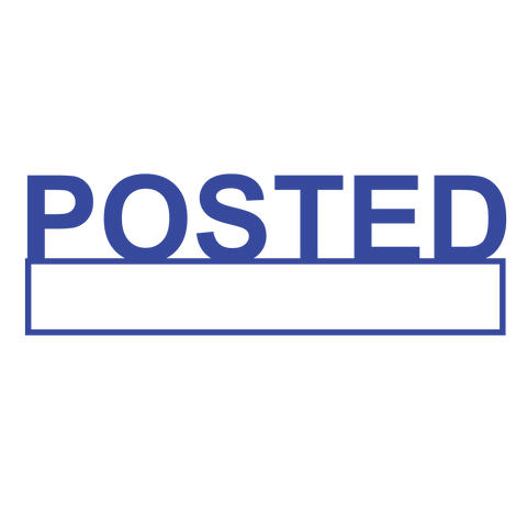Box POSTED Stamp