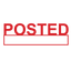 Box POSTED Stamp