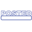 Outline POSTED Stamp