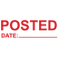 Date Line POSTED Stamp