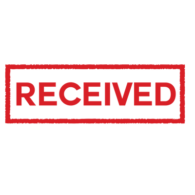 Ruff Box RECEIVED Stamp