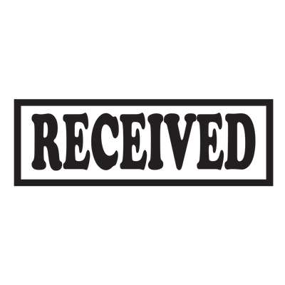 Box RECEIVED Stamp