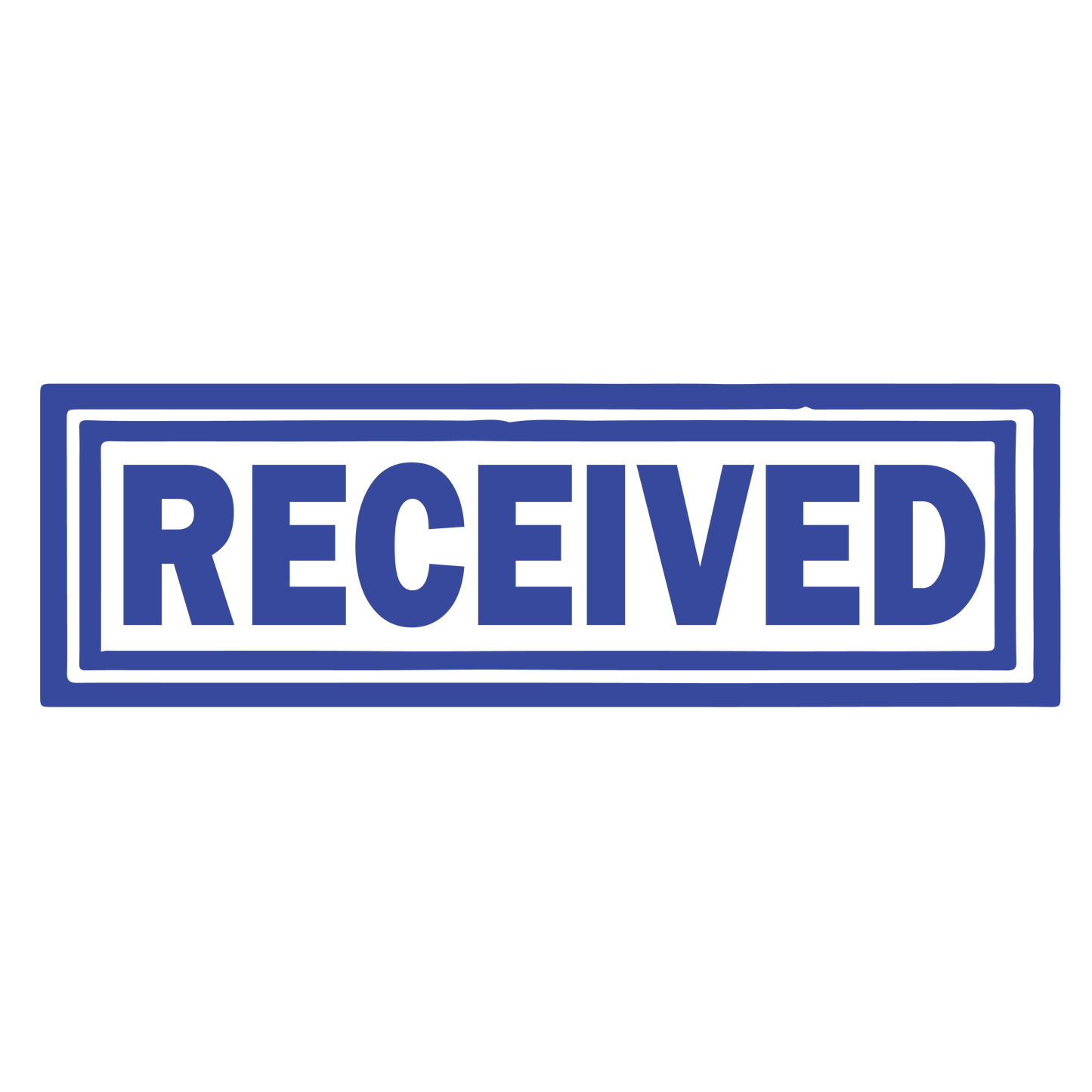 Double Box RECEIVED Stamp