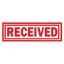 Double Box RECEIVED Stamp