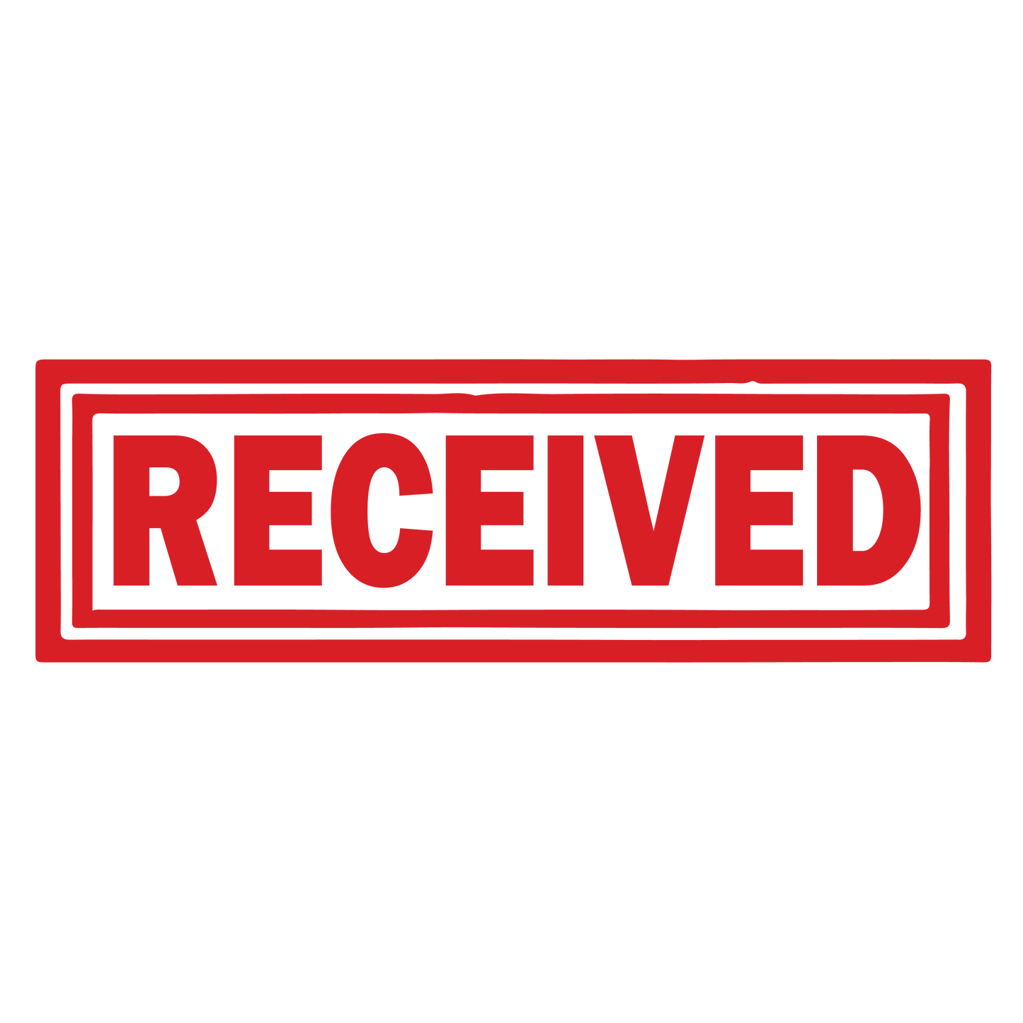 Double Box RECEIVED Stamp