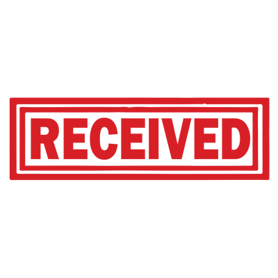 Double Box RECEIVED Stamp