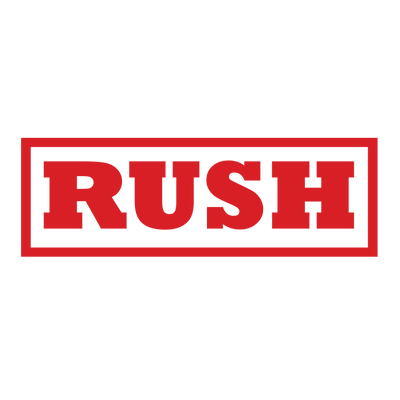 Serif Box RUSH Stamp