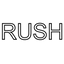 Outline RUSH Stamp