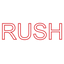 Outline RUSH Stamp