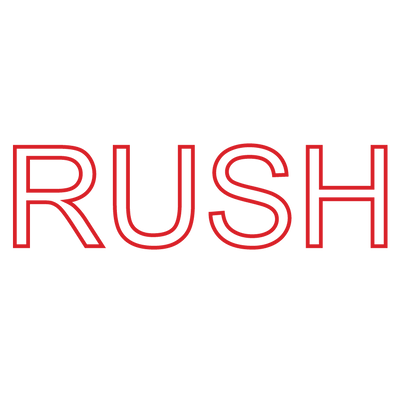 Outline RUSH Stamp